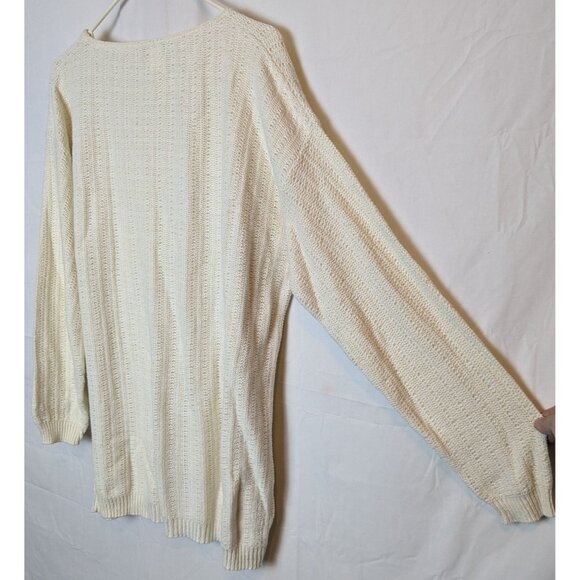 Vintage Ship N Shore Long Sleeve‎ Resort Wear Cover Up Knit Women's Large - Picture 6 of 9